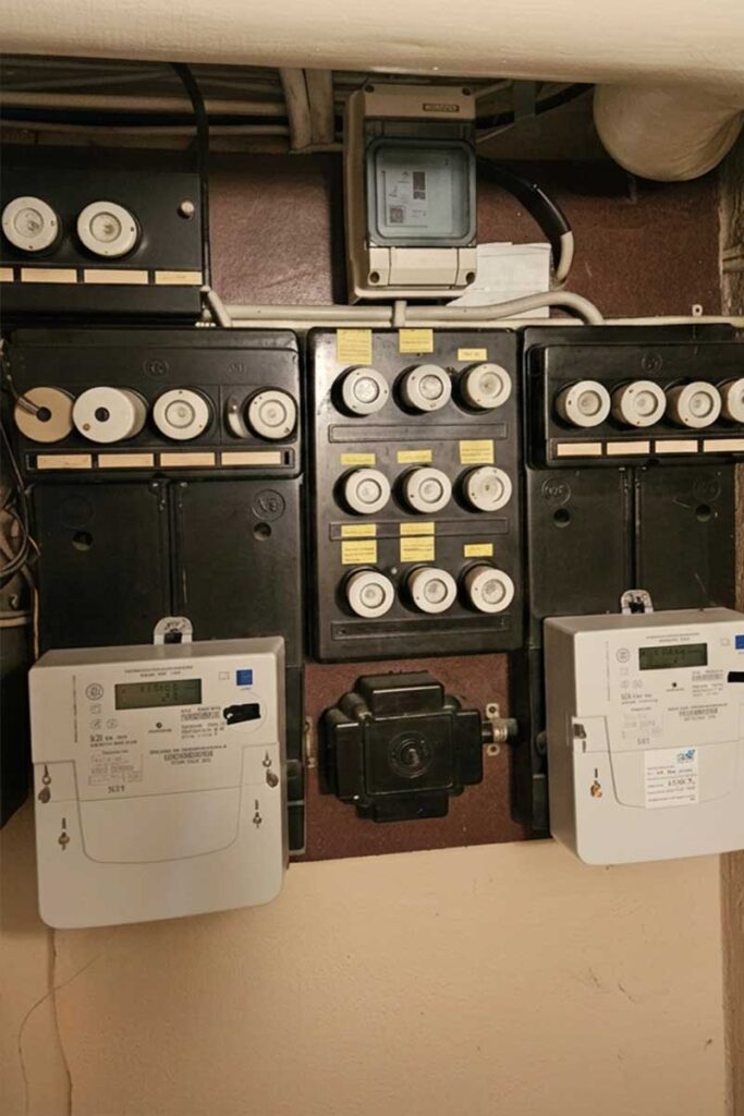 Elektroinstallation Vorher